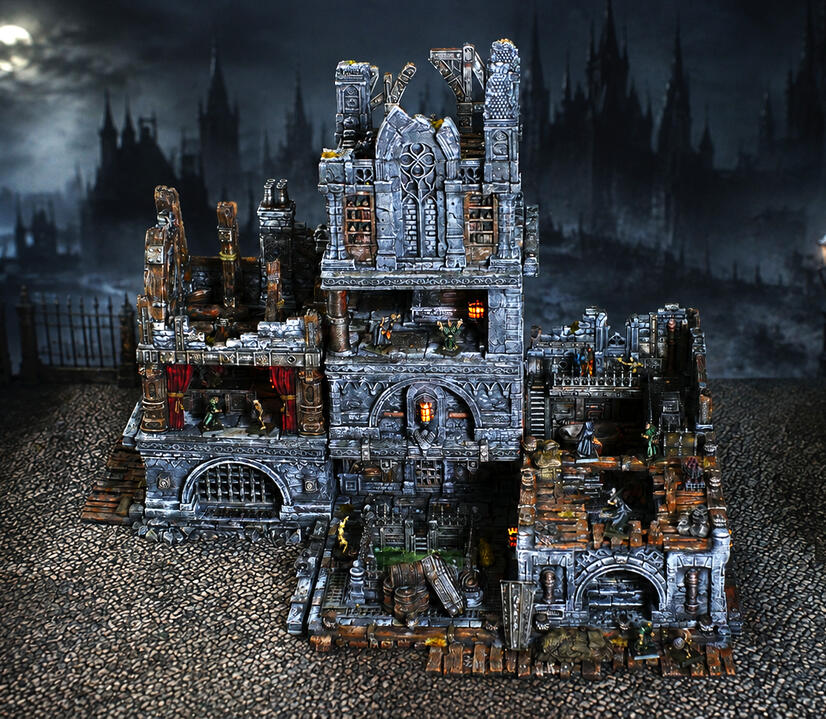 Modular Dark fantasy undergrounds