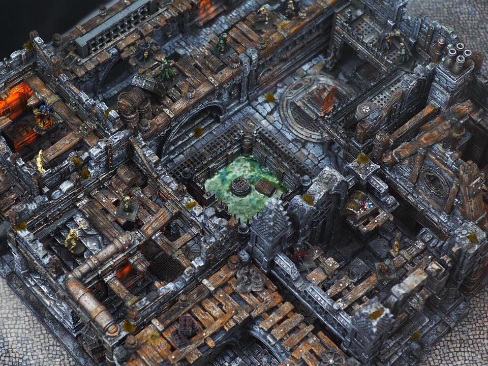 Modular Dark fantasy undergrounds
