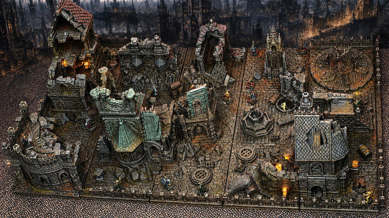 Modular Dark Fantasy ruins